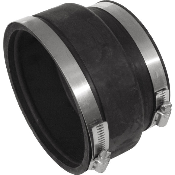 Underground and drainage flexible adapters for soil pipe and wastes