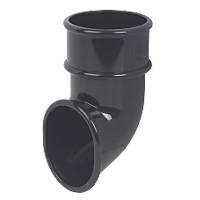 Floplast mini flo rain water system in black and grey 76mm