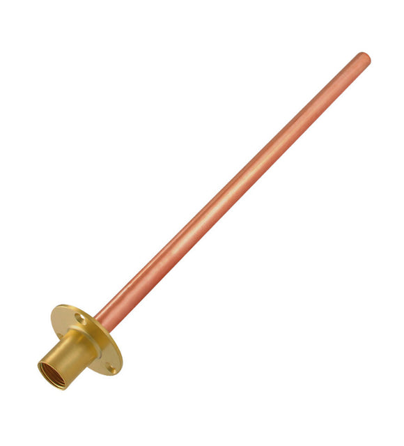 Wallplate 1/2’’ with 15mm cu copper tube 350mm long