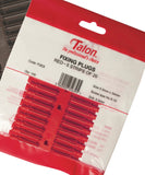 Talon 100 red fixing plugs