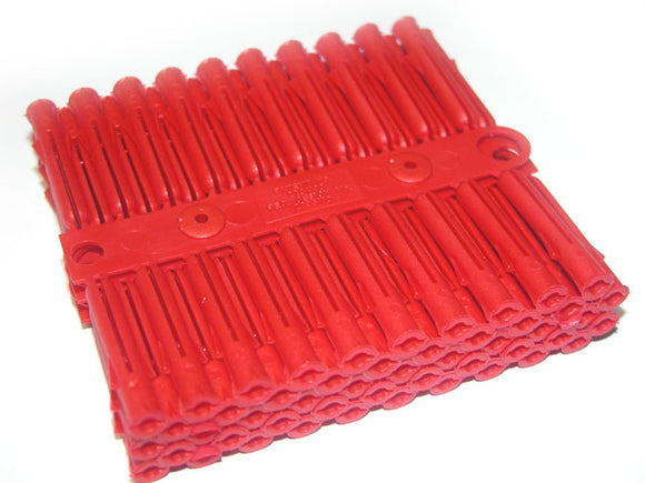 Talon red wall plugs 5.5mm x 34mm 2000 BOX Trade pack