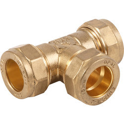 10mm brass compression equal Tee