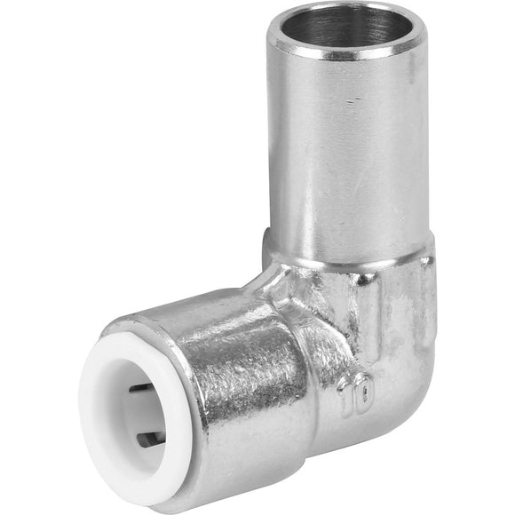 Push Fit Elbow 10mm Chrome Plated