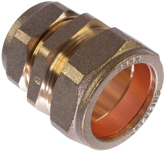 28mm To 22mm brass compression coupler reducer