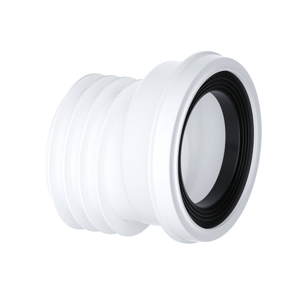 20mm Offset rigid polypropylene WC pan connector PP0003