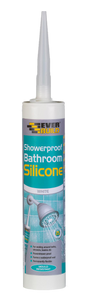 Showerproof Bathroom Silicone White and Clear