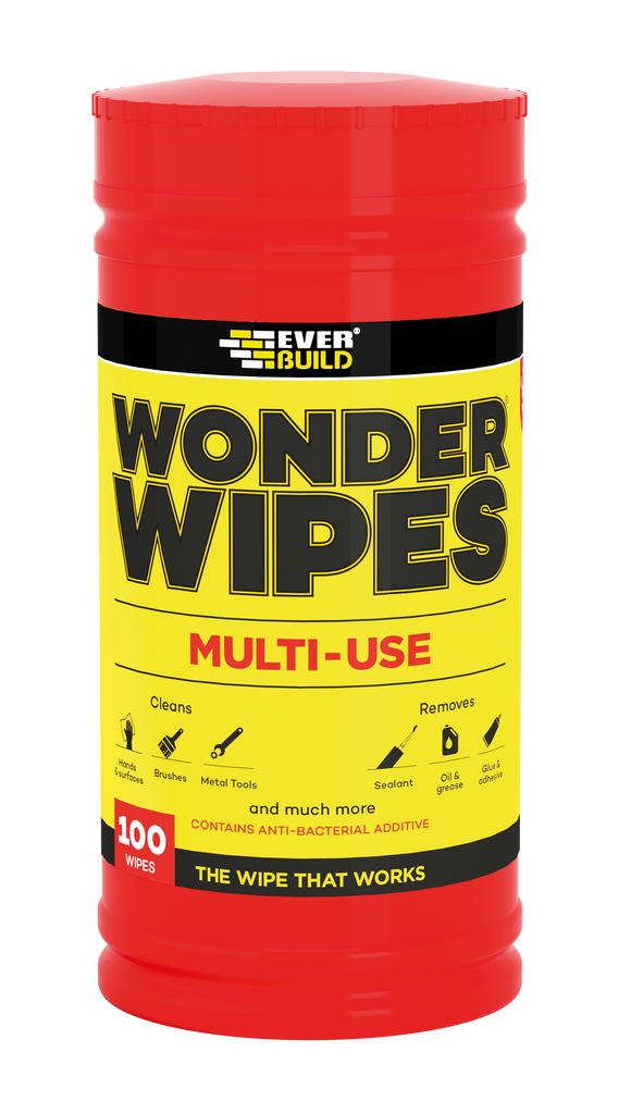 Wonder wipes 100 tub for trade cleaning wipes