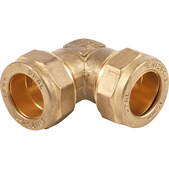 15mm brass compression elbow equal 90