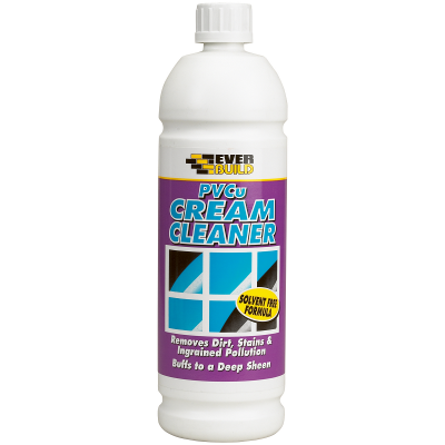 Everbuild PVCU cream cleaner, pvc cleaning
