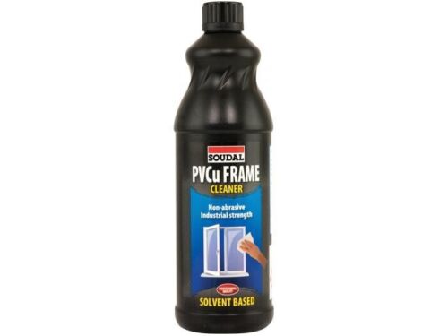 Soudal PVCu solvent frame cleaner 1L bottle