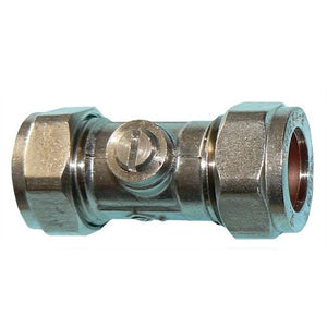 15mm chrome isolation valve