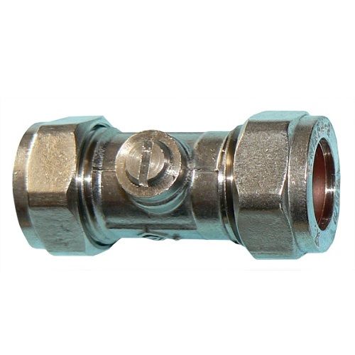 22mm chrome isolating valve