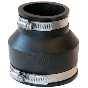 Clay to Plastic rubber coupler flexi coupling