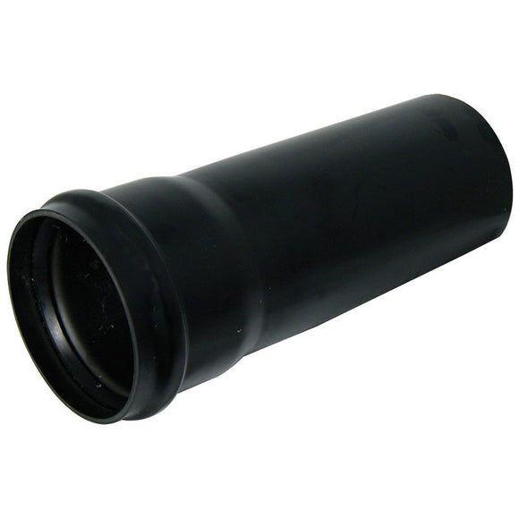 Floplast black soil pipe 3m single socket black (collection instore only )