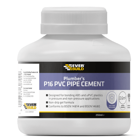 Everbuild P16 solvent cement 250ml
