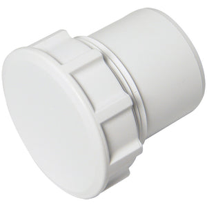 Floplast 32mm white solvent access plug stop end