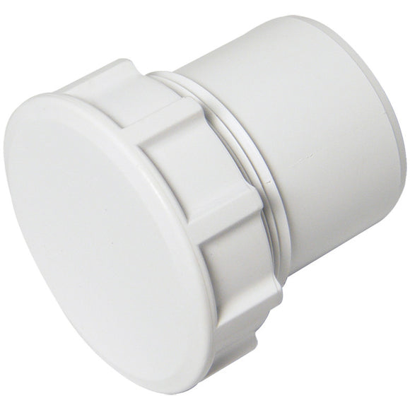 Floplast 40mm white solvent access point stop end